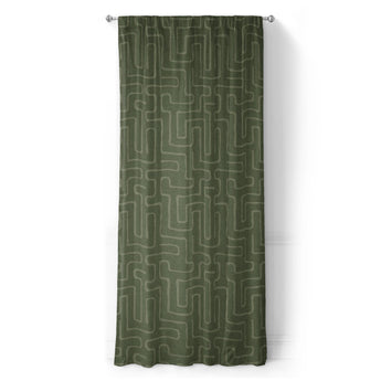Terra Olive Green in Long (50" x 96") Size