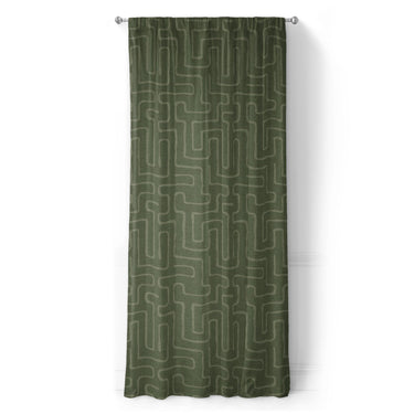 Terra Olive Green in Long (50" x 96") Size