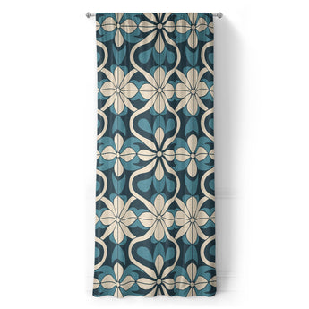 Mattheo Blue & Ivory in Long (50" x 96") Size