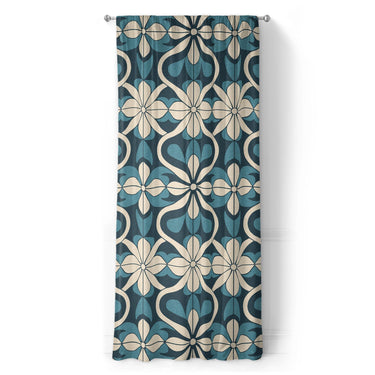 Mattheo Blue & Ivory in Long (50" x 96") Size