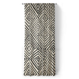 Ludwig Black & Ivory in Long (50" x 96") Size