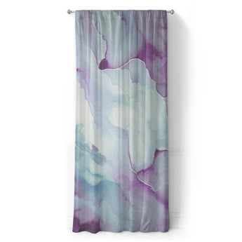 Zephyr Watercolor Amethyst in Long (50" x 96") Size