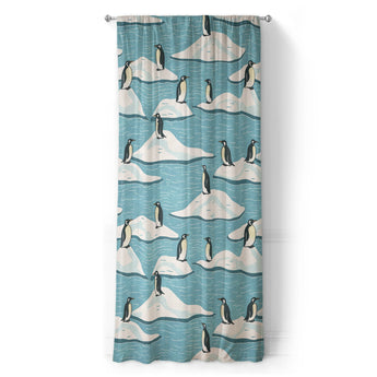 Arctic Penguins in Long (50" x 96") Size