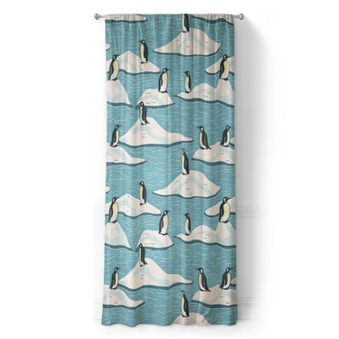 Arctic Penguins in Long (50" x 96") Size