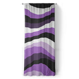 Sinuous Purple Monochrome in Long (50" x 96") Size