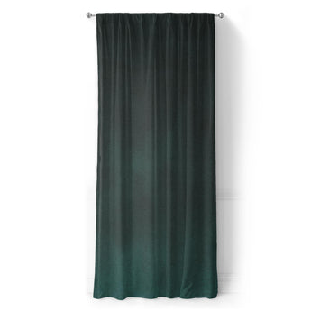 Keanu Watercolor Deep Teal Ombré in Long (50" x 96") Size