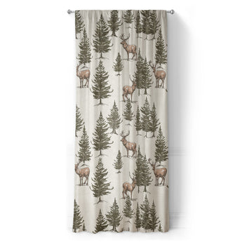Forest Deer in Long (50" x 96") Size