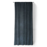 Keanu Watercolor Navy Blue Ombre in Long (50" x 96") Size