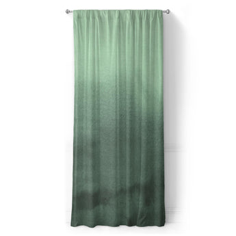 Kieran Watercolor Green Ombre in Long (50" x 96") Size