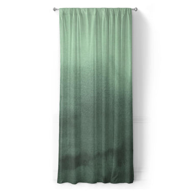 Kieran Watercolor Green Ombre in Long (50" x 96") Size
