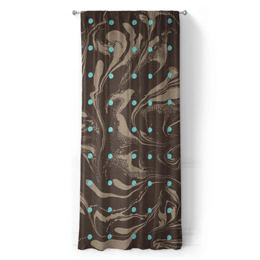 Acid Burn Brown & Carolina Blue in Long (50" x 96") Size