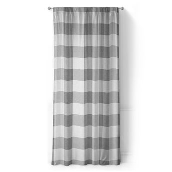 Buffalo Plaid Light Grey in Long (50" x 96") Size