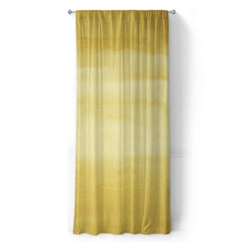 Jacinda Watercolor Yellow Ombre in Long (50" x 96") Size