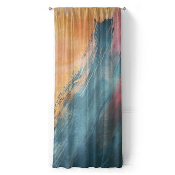 Eloise Blue & Pink in Long (50" x 96") Size