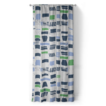 Milo Blue & Green in Long (50" x 96") Size