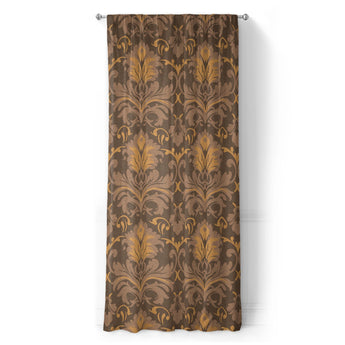 Agnes Umber Brown in Long (50" x 96") Size