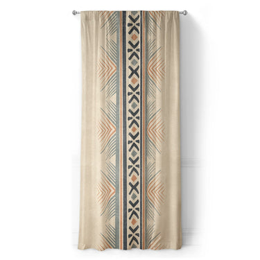 Loxcie Ivory & Blue in Long (50" x 96") Size