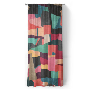 Baxter Pink Multicolor in Long (50" x 96") Size