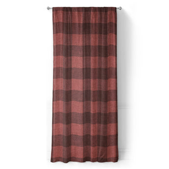 Buffalo Plaid Deep Red in Long (50" x 96") Size