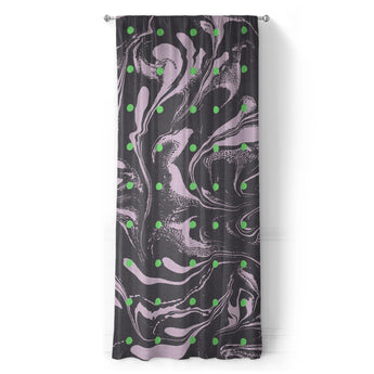 Acid Burn Purple & Green in Long (50" x 96") Size
