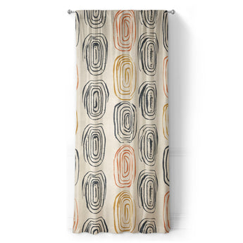 Horatio Ivory & Orange in Long (50" x 96") Size