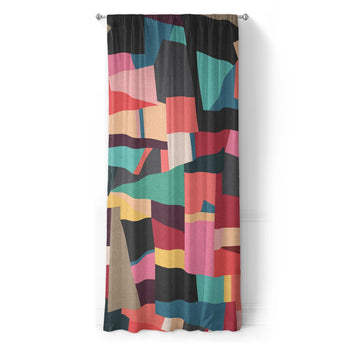 Baxter Pink Multicolor in Long (50" x 96") Size