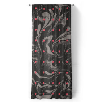Acid Burn Greige & Infrared in Long (50" x 96") Size