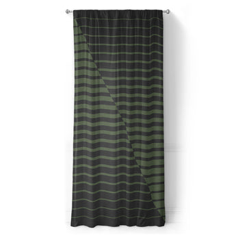 Euclid Black & Green in Long (50" x 96") Size