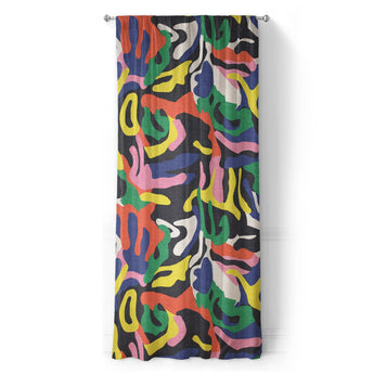 Umberto Black Multicolor in Long (50" x 96") Size