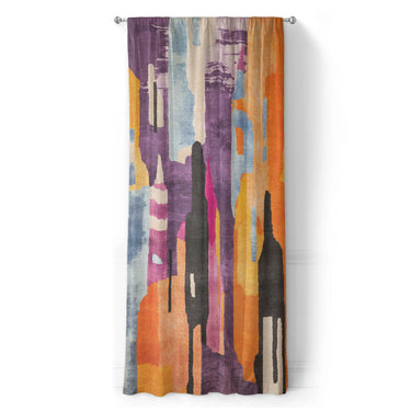 Raheem Orange & Purple in Long (50" x 96") Size