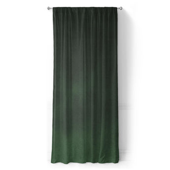 Keanu Watercolor Dark Green Ombre in Long (50" x 96") Size