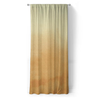Kieran Watercolor Goldenrod Ombre in Long (50" x 96") Size