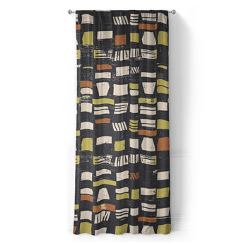 Milo Navy Lime & Terracotta in Long (50" x 96") Size