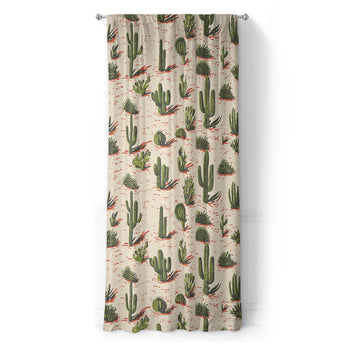 Desert Cacti in Long (50" x 96") Size