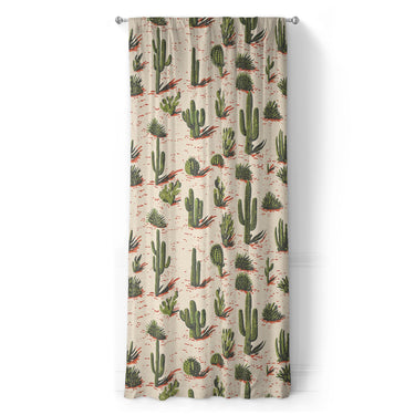 Desert Cacti in Long (50" x 96") Size
