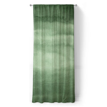 Jacinda Watercolor Green Ombre in Long (50" x 96") Size