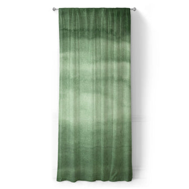 Jacinda Watercolor Green Ombre in Long (50" x 96") Size