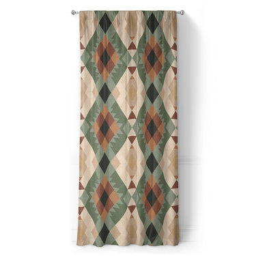 Spokane Sage Green & Taupe in Long (50" x 96") Size