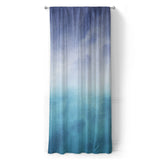 Micah Watercolor Blue & Teal in Long (50" x 96") Size