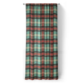 Ferguson Plaid Teal Red in Long (50" x 96") Size