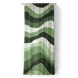 Sinuous Green Monochrome in Long (50" x 96") Size