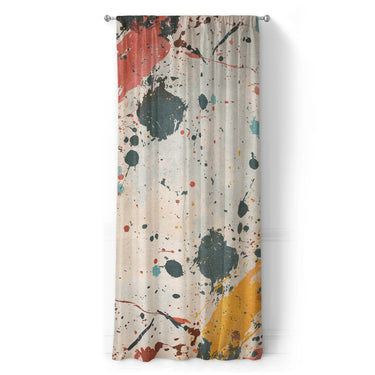 Colin Paint Splatter Multicolor in Long (50" x 96") Size