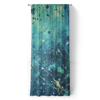 Sylvie Seafoam & Teal in Long (50" x 96") Size