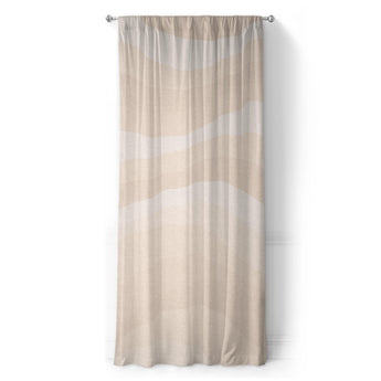 Sinuous Ivory Monochrome in Long (50" x 96") Size