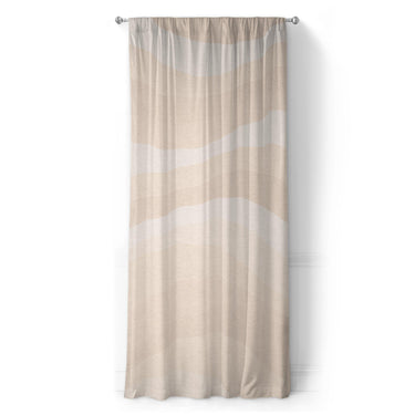 Sinuous Ivory Monochrome in Long (50" x 96") Size