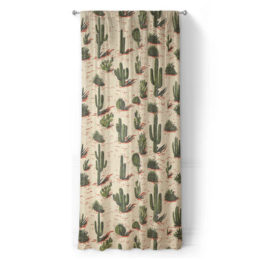 Desert Cacti in Long (50" x 96") Size
