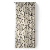 Harlan Ivory & Black in Long (50" x 96") Size