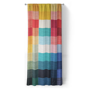 Polyphony Multicolor Vibrant in Long (50" x 96") Size