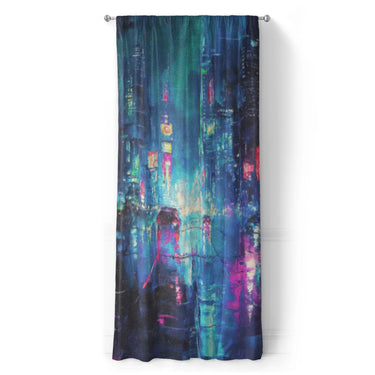 Dystopia Cityscape in Long (50" x 96") Size