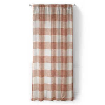 Buffalo Plaid Light Terracotta in Long (50" x 96") Size